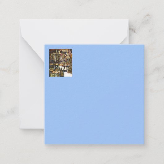 Maakt de creativiteit glimmend des te helderder notitiekaartje (Voorkant)