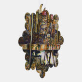 Maakt de creativiteit glimmend des te helderder ornament kaart (Rechts)