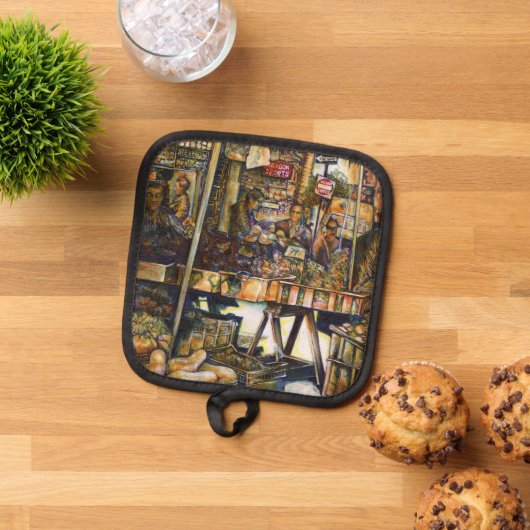 Maakt de creativiteit glimmend des te helderder pannenlap (Top down)