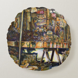 Maakt de creativiteit glimmend des te helderder rond kussen