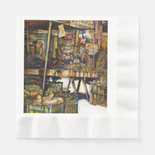 Maakt de creativiteit glimmend des te helderder servet