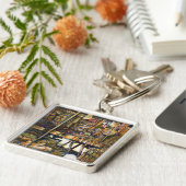 Maakt de creativiteit glimmend des te helderder sleutelhanger (Zijkant)