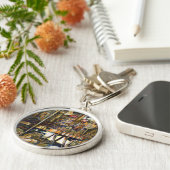 Maakt de creativiteit glimmend des te helderder sleutelhanger (Zijkant)