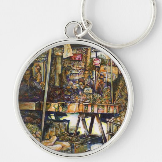 Maakt de creativiteit glimmend des te helderder sleutelhanger (Voorkant)