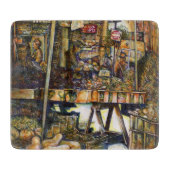 Maakt de creativiteit glimmend des te helderder snijplank (Voorkant)