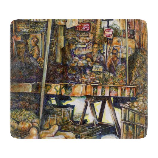 Maakt de creativiteit glimmend des te helderder snijplank (Voorkant)