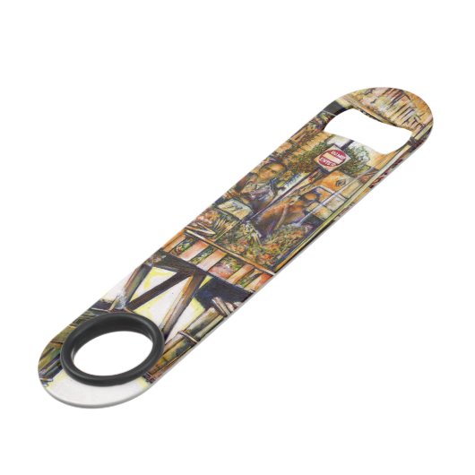 Maakt de creativiteit glimmend des te helderder speed flessenopener (Achterkant Gekanteld)