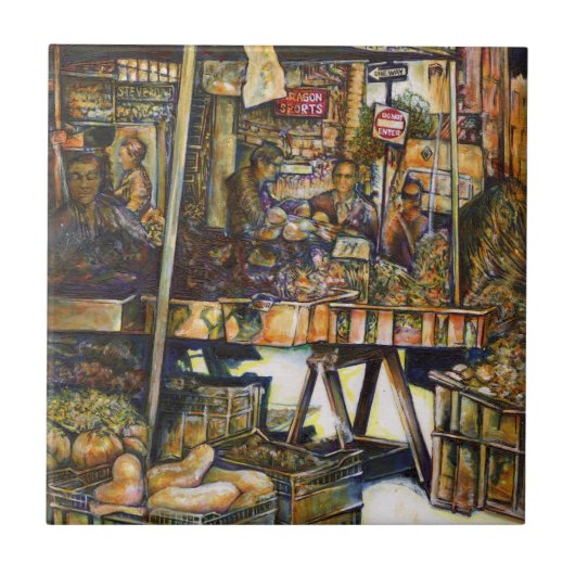 Maakt de creativiteit glimmend des te helderder tegeltje (Voorkant)