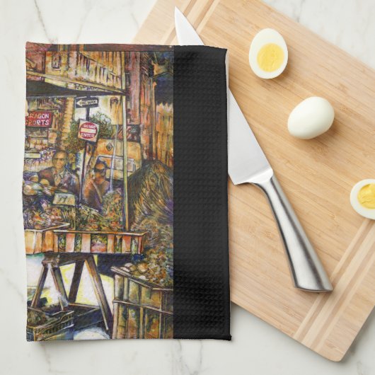 Maakt de creativiteit glimmend des te helderder theedoek (Quarter Fold)