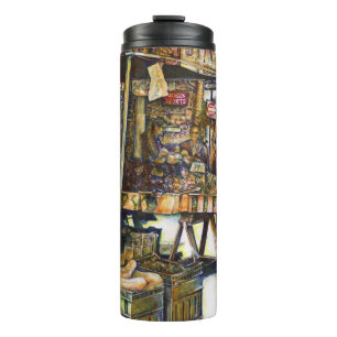 Maakt de creativiteit glimmend des te helderder thermosbeker