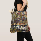 Maakt de creativiteit glimmend des te helderder tote bag (Dichtbij)