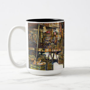 Maakt de creativiteit glimmend des te helderder tweekleurige koffiemok