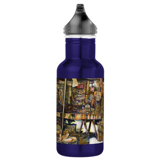 Maakt de creativiteit glimmend des te helderder waterfles  (Rechts)