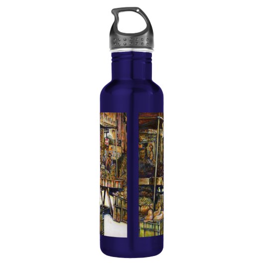 Maakt de creativiteit glimmend des te helderder waterfles (Achterkant)