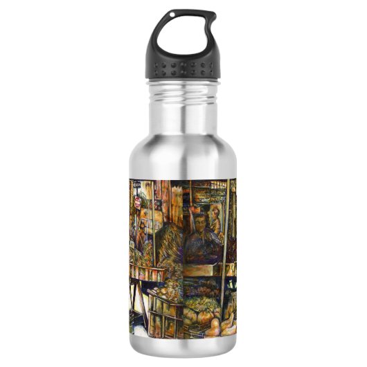 Maakt de creativiteit glimmend des te helderder waterfles  (Voorkant)