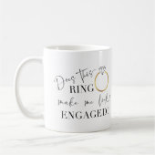 Maakt deze ring me bezig met kalligrafie? koffiemok (Links)