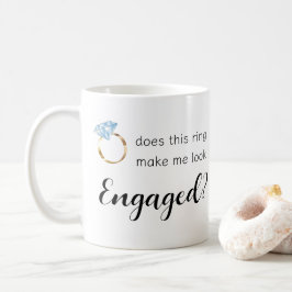 Maakt deze ring me een geëngageerde grappige bruil koffiemok