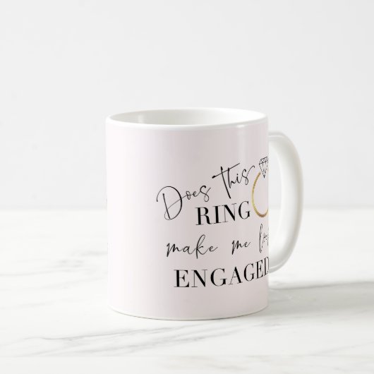 Maakt deze ring me een geëngageerde toekomstige Mr Koffiemok (Voorkant rechts)