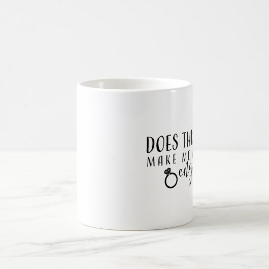 Maakt deze ring me verloofd? koffiemok (Center)