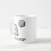 Maakt deze telescoop mijn asteroïde groot? koffiemok (Voorkant links)