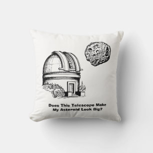 Maakt deze telescoop mijn asteroïde groot? kussen