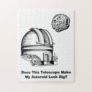 Maakt deze telescoop mijn asteroïde groot? legpuzzel
