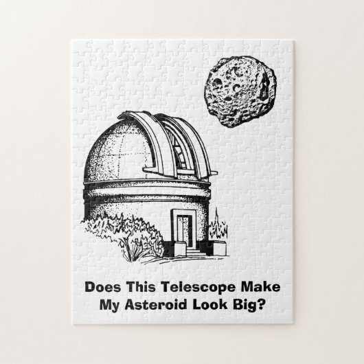 Maakt deze telescoop mijn asteroïde groot? legpuzzel (Verticaal)