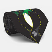 Maakt dit lelijke Stropdas me vet en bruin maken?S (Opgerold)