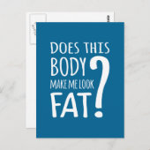 Maakt dit lichaam me lekker? briefkaart (Voorkant / Achterkant)