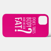 Maakt dit lichaam me lekker? Case-Mate iPhone case (Achterkant (horizontaal))