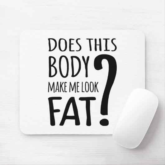 Maakt dit lichaam me lekker? muismat (Met muis)