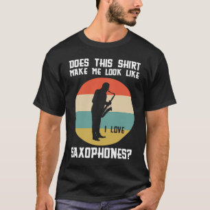 maakt dit me gek op saxofonie saxofone speler t-shirt