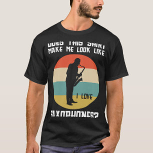 maakt dit me gek op saxofonie saxofone speler t-shirt