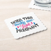 Maakt dit me zwanger? kartonnen onderzetters (Gebogen)