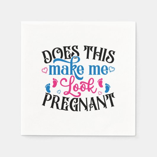 Maakt dit me zwanger? servet (Voorkant)