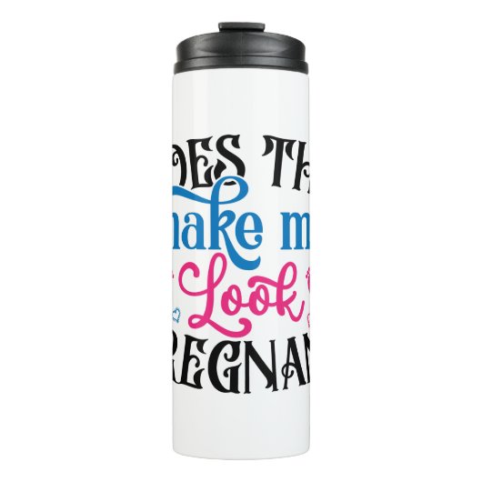 Maakt dit me zwanger? thermosbeker (Voorkant)