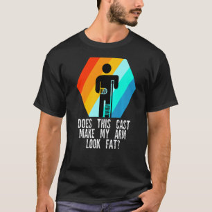 maakt dit mijn arm dik en dik. t-shirt