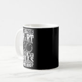 Maakt dit mijn ballen er groot bowling steegje spe koffiemok (Voorkant links)