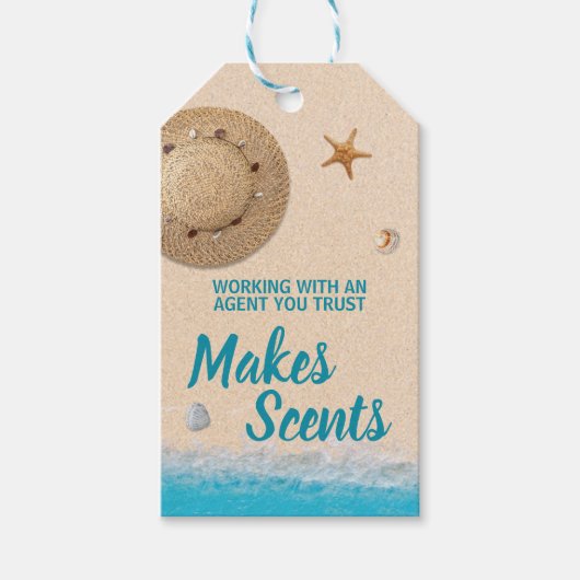 Maakt geuren marketing cadeaulabel (Voorkant)