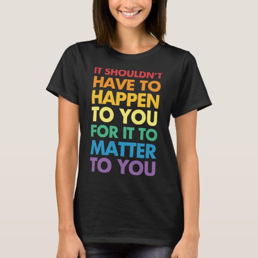 Maakt het je iets uit t-shirt (Voorkant)