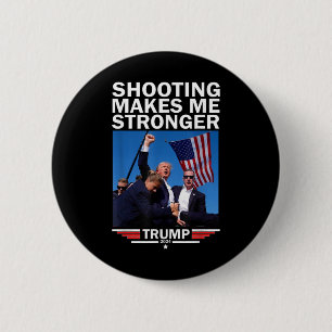 Maakt me sterker Donald Trump 2024 Ronde Button 5,7 Cm