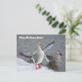 Maakt me willen dansen! briefkaart (Staand voorkant)