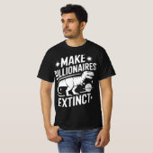 Maakt miljardairs uitgestorven t-shirt (Voorkant volledig)