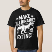 Maakt miljardairs uitgestorven t-shirt (Voorkant)