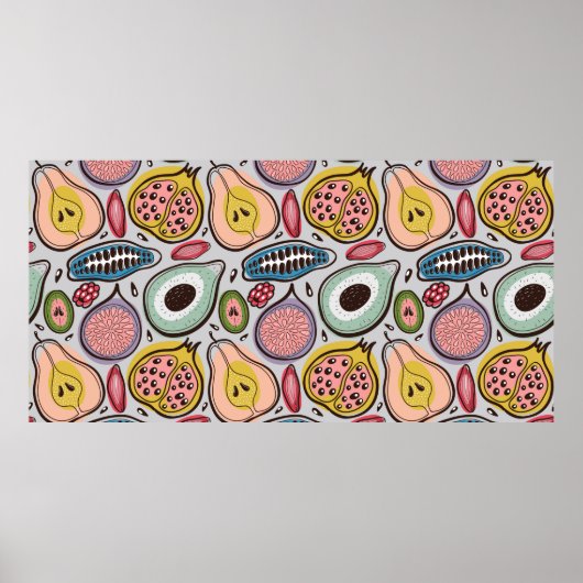Maakt naadloos patroon mogelijk poster (Voorkant)