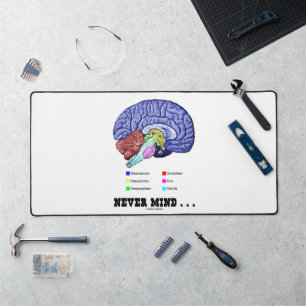 Maakt niet uit... Hersenanatomie Psyche Humor Bureaumat