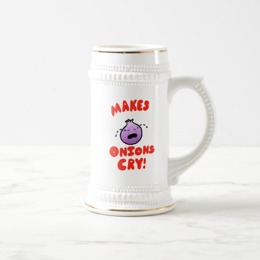 Maakt Onions droog! Bierpul (Rechts)