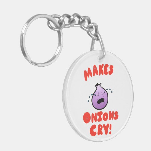 Maakt Onions droog! Sleutelhanger (Voorkant Links)