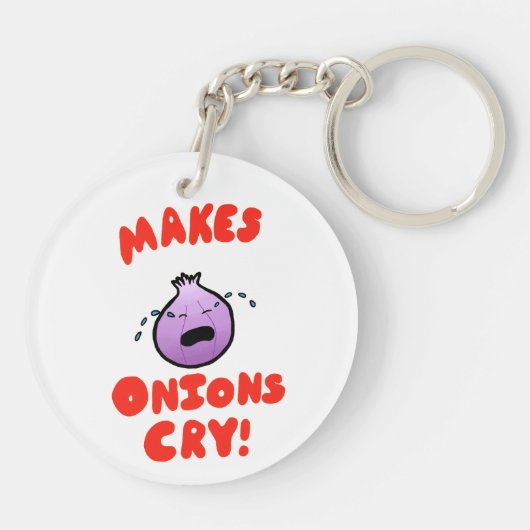 Maakt Onions droog! Sleutelhanger (Achterkant)
