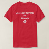 Maakt potlood voor donuts t-shirt (Design voorkant)